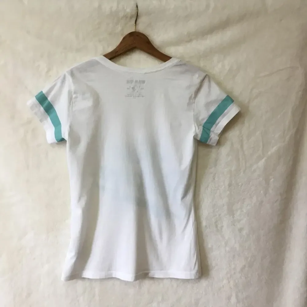 True Religion White V Neck T-shirt - Picture 4 of 5